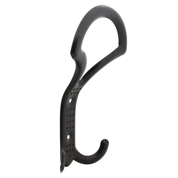 Portmanto Vestiyer Duvar Askısı Metal Dolap Askılığı Siyah 5 ADET - 2