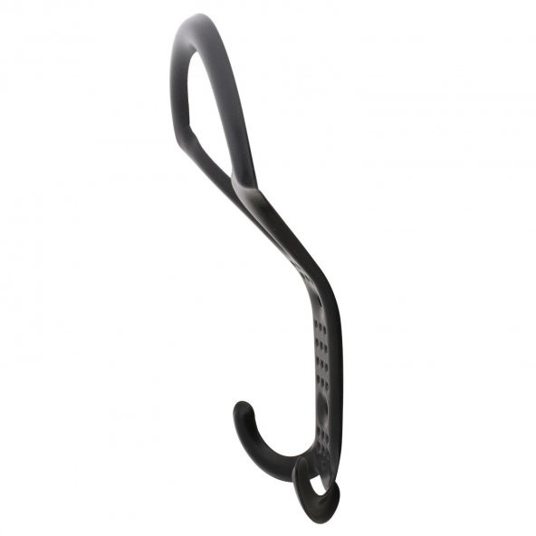 Portmanto Vestiyer Duvar Askısı Metal Dolap Askılığı Siyah 5 ADET - 3