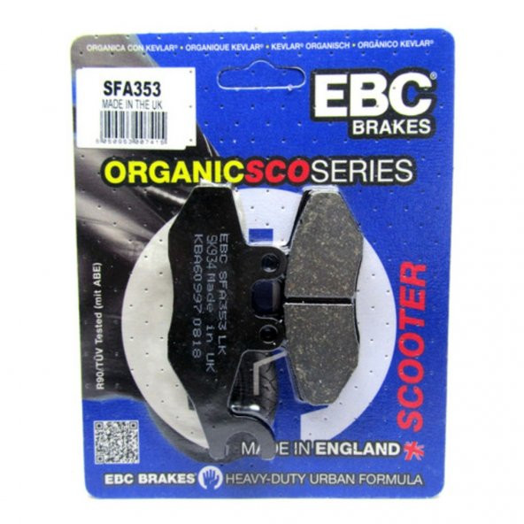 Ebc 2012-2015 Piaggio X10 350 Ön Fren Balatası Sol  SFA353 Organik