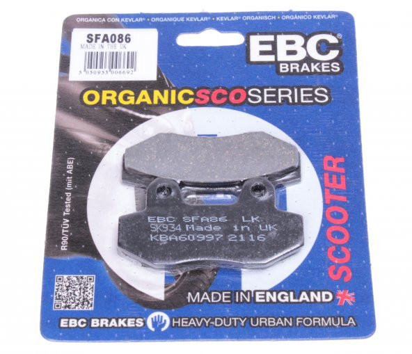 2009-2021 Peugeot Speedfight 2 Ön Fren Balatası Ebc Sfa086 - 1