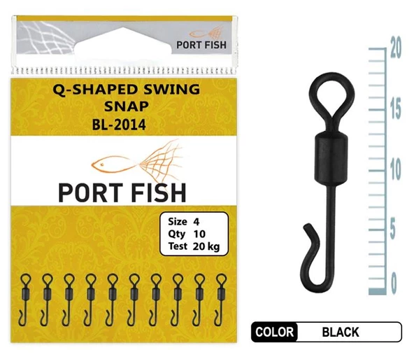 Portfish BL-2014 Q- Shaped Swing Snap