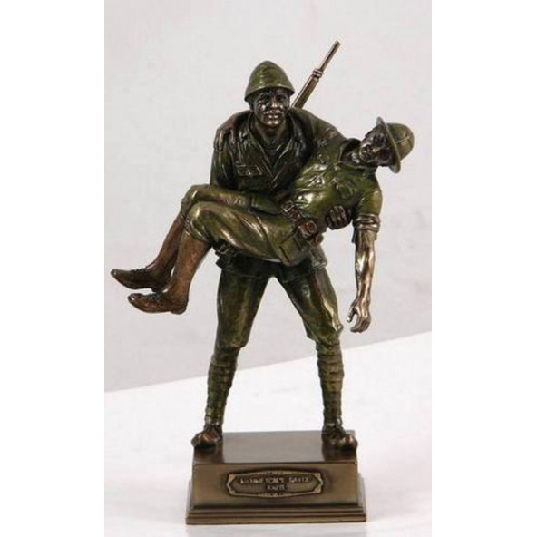 WISE Veronese Serisi-MEHMETCIGE SAYGI ANITI BRONZ-18*12*12 CM. ürün görseli