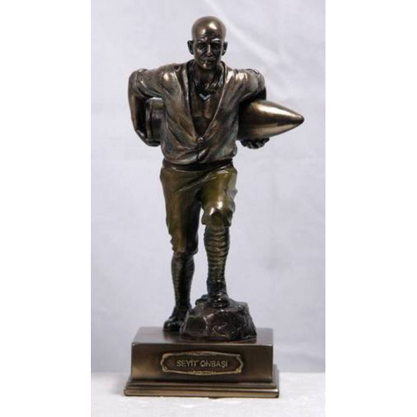 WISE Veronese Serisi-WISE SEYIT ONBASI BRONZ-18*8,5*8,5 CM. ürün görseli