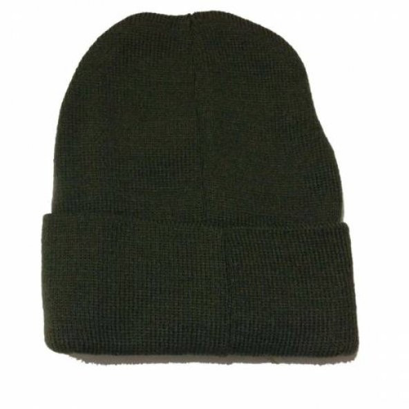 unisex haki bere akrilik iplik