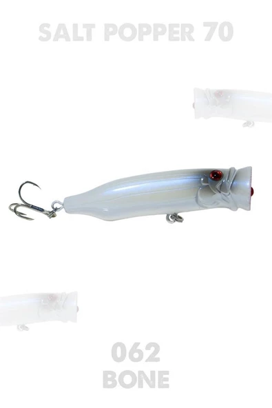 Fujin Salt Popper 70 mm 9.5 Gr Su Üstü Maket Balık - 2