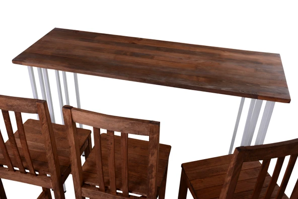 Yeni Bar Masa ve Sandalye Takımı Mutfak Masası ve Bar Masası - 3