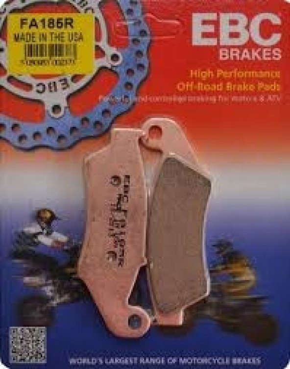 Yamaha Wr 250 R Ön Fren Balatası Ebc Fa185R Sinterli Balata N11.10373