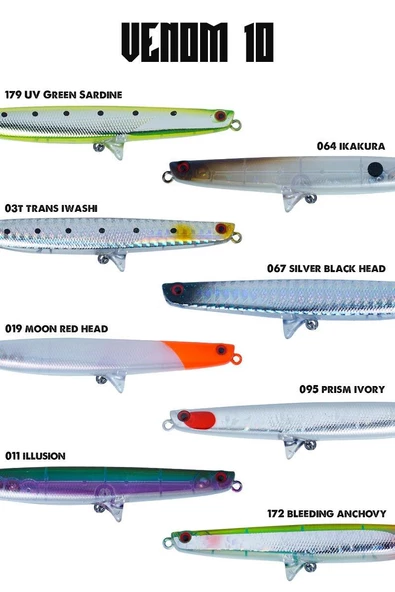 Fujin Venom 10 10.5 Gr 10 Cm Maket Balık F-VENOM10