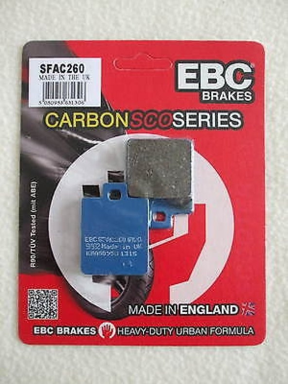 Sym Symphony Arka Fren Balatası Ebc Sfac260 Karbon Balata