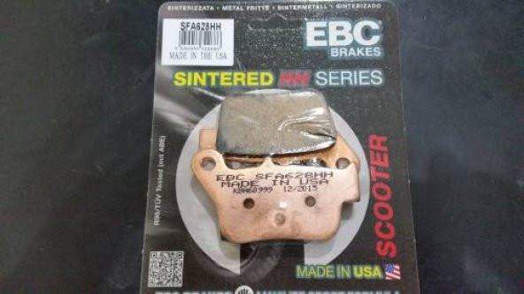 Sym Maxi 400I Arka Fren Balatası Ebc Sfa628Hh Sinterli Balata