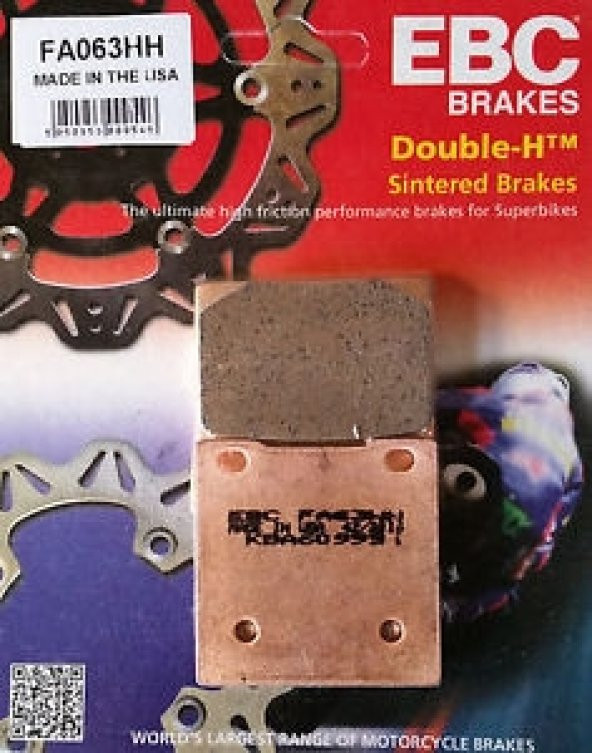Ebc Fa063Hh 1996-2008 Suzuki Gs 500 Arka Fren Balatası Sinterli