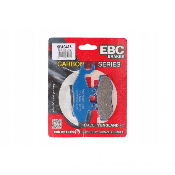 Ebc Piaggio X Evo 250 Arka Fren Balatası  SFAC418 Karbon Balata