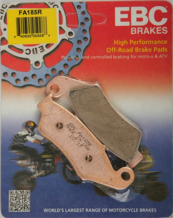 2000-2007 Honda Xr 650 R Ön Fren Balatası Ebc Fa185R Sinterli Bal