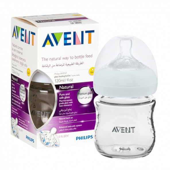 Philips Avent SCF051/17 Natural Cam Biberon 240 ml 1 Ay+