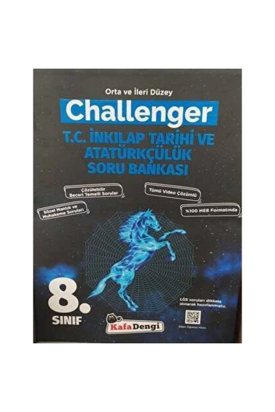 Kafa Dengi 8.sınıf Lgs Challenger Inkılap Tarihi Soru Bankası ürün görseli