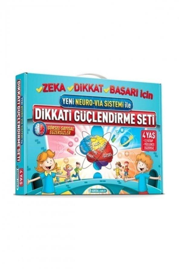 Neuro Via Sistemi Dikkat Güçlendirme Seti 4 Yaş Neuro Via Sistemi Ile Hazırlanmış Adeda