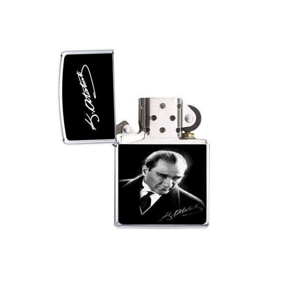 Beyaz Renk Erkek Atatürk Çakmak - 2