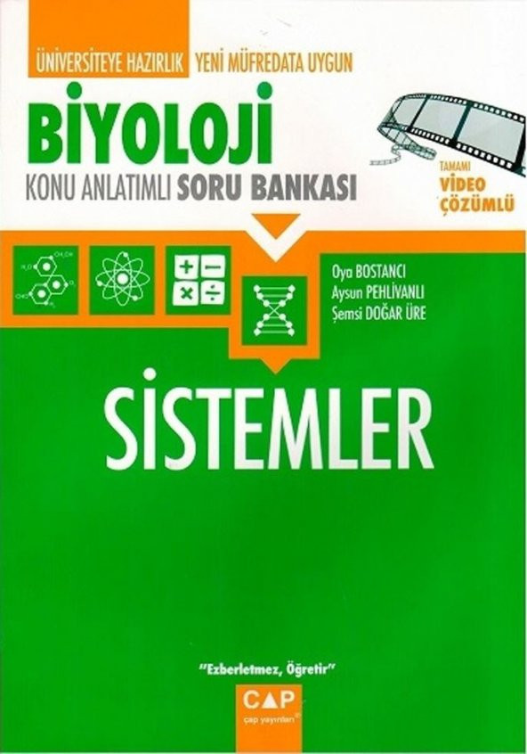 Çap Yayınları Biyoloji Sistemler Konu Anlatımlı Soru Bankası - Aysun Pehlivanlı