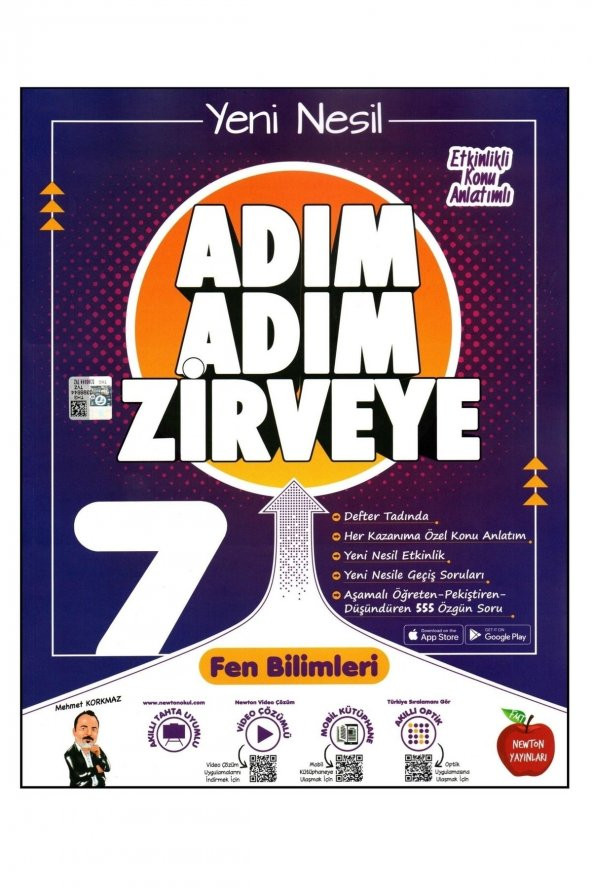 Newton 7. Sınıf Fen Bilimleri Adım Adım Zirveye Soru Bankası