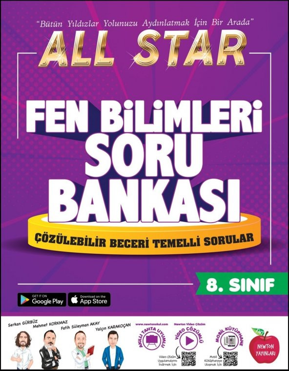 Newton Yayınları 8. Sınıf Fen Bilimleri All Star Soru Bankası
