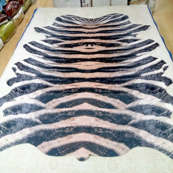 Acassia Home Baskılı kaymaz taban Deri Hayvan Post (150x200)