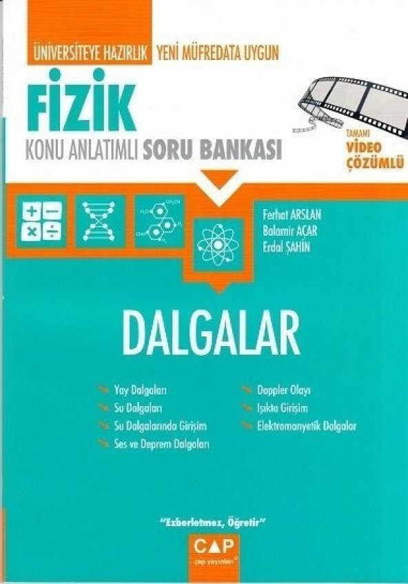 Çap Yayınları Fizik Dalgalar Konu Anlatımlı Soru Bankası