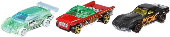 Hot Wheels Üçlü Araba Seti - Geniş Ürün Yelpazesi, Oyuncak Araba Koleksiyonu, 1:64 Ölçek K5904 - 2