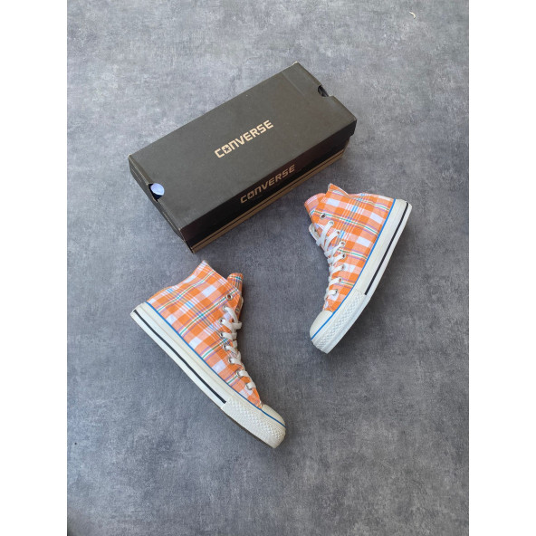 Converse Turuncu Desenli Spor Ayakkabı - 2