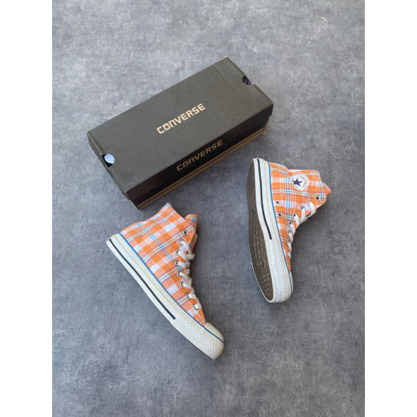 Converse Turuncu Desenli Spor Ayakkabı - 3