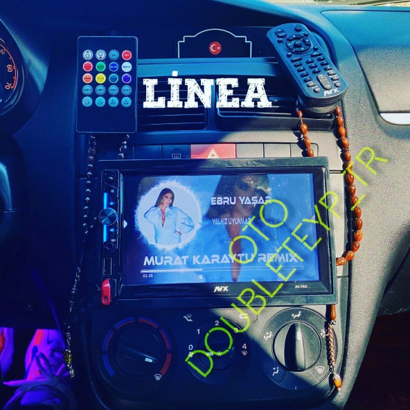 İnce Kasa Double Teyp 7 inç USB- Bluetooth- 4x60 watt - 3
