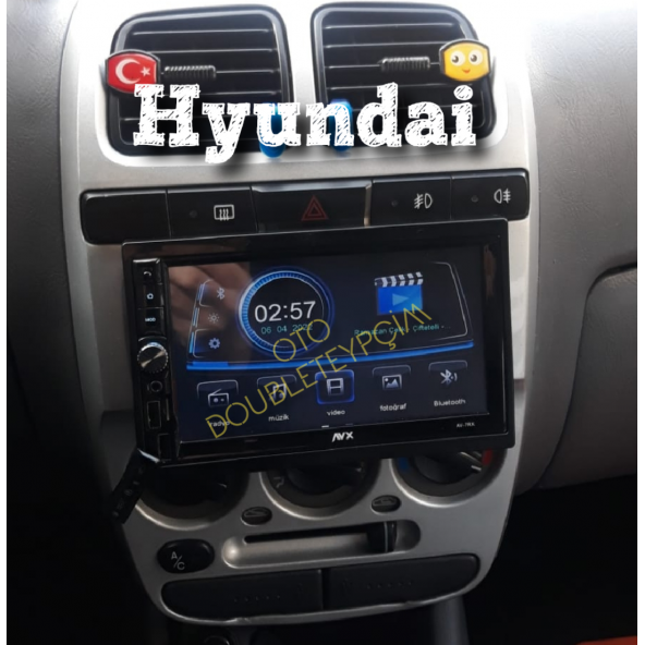 İnce Kasa Double Teyp 7 inç USB- Bluetooth- 4x60 watt - 9