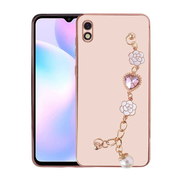 Xiaomi Redmi 9A Kılıf El Tutamaçlı Zore Taka Silikon Kılıf - 4