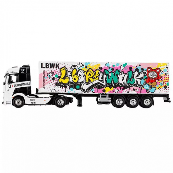 PTTAVM: Mini GT 1:64 Mercedes Benz Actros W740 Ft Container LBWK