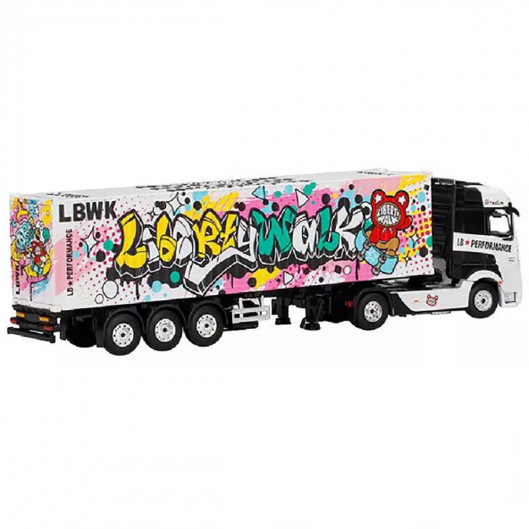 PTTAVM: Mini GT 1:64 Mercedes Benz Actros W740 Ft Container LBWK