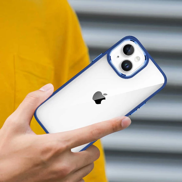 Apple iPhone 14 Plus Kılıf Flora Buton,Kenar Çevresi Renkli Kılıf - Resim 9