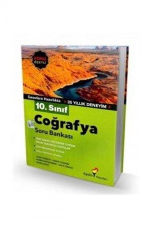 10. Sınıf Coğrafya Konu Özetli Soru Bankası Aydın Yayınları