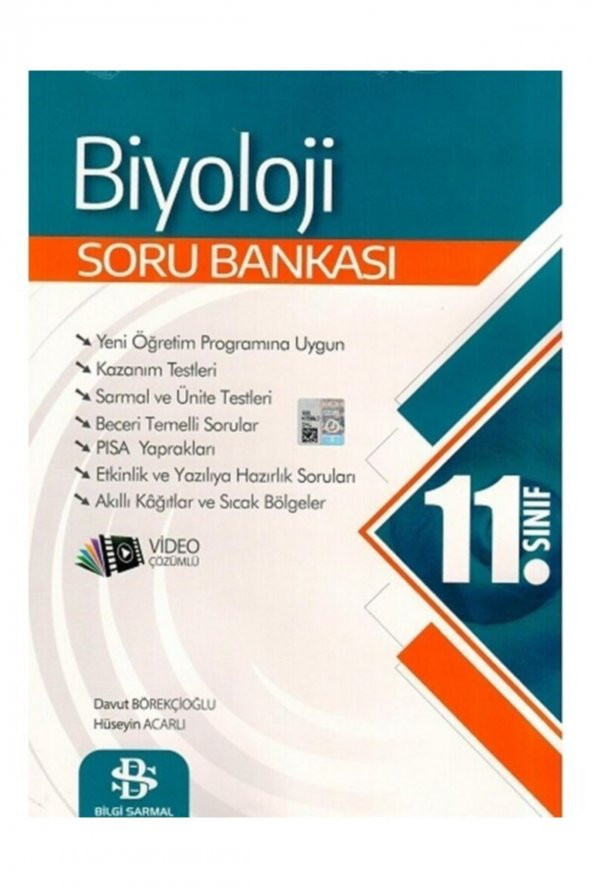 11. Sınıf Biyoloji Soru Bankası Bilgi Sarmal Yayınları