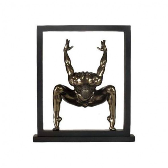 VERONESE BİBLOLAR › Wise Body-CERCEVELI CIPLAK ADAM-26,5*22,5*6,5 CM. ürün görseli