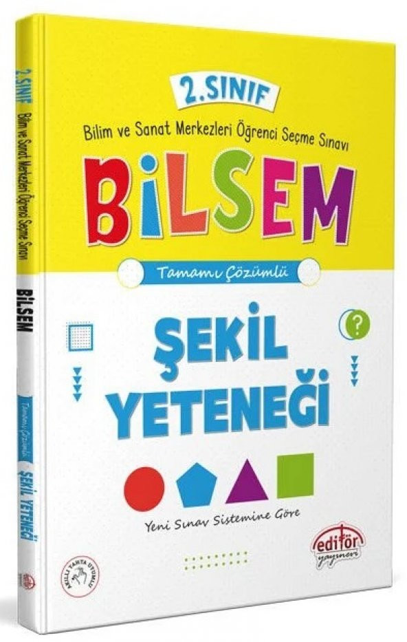 Editör Yayınları 2. Sınıf Bilsem Şekil Yeteneği Tamamı Çözümlü