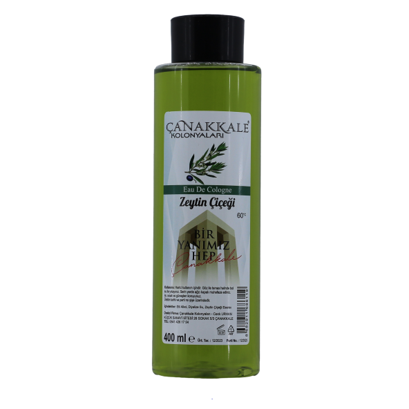 2 Adet - Zeytin Çiçeği Kolonyası -400 ML - (Pet Şişe) - 2