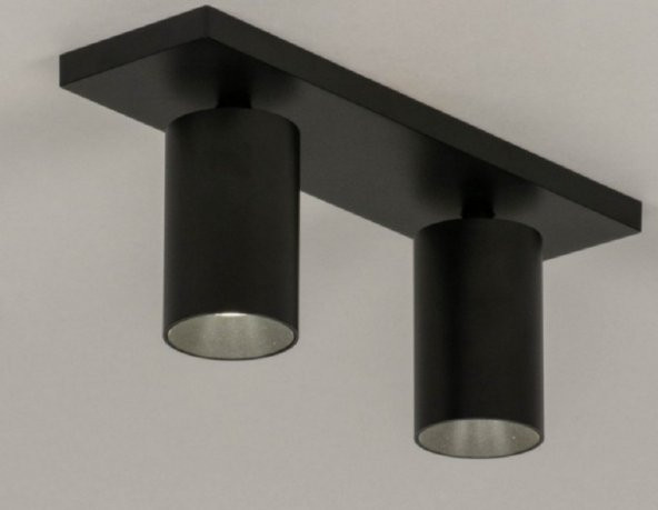 MYLİGHTS  İKİLİ LED AVİZE LED SPOT LED ARMATÜR MAT SİYAH