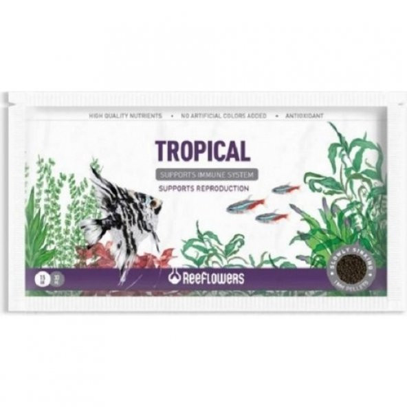 Reeflowers Tropical Pellet 1,0 mm 15 gr Skt:03/2025