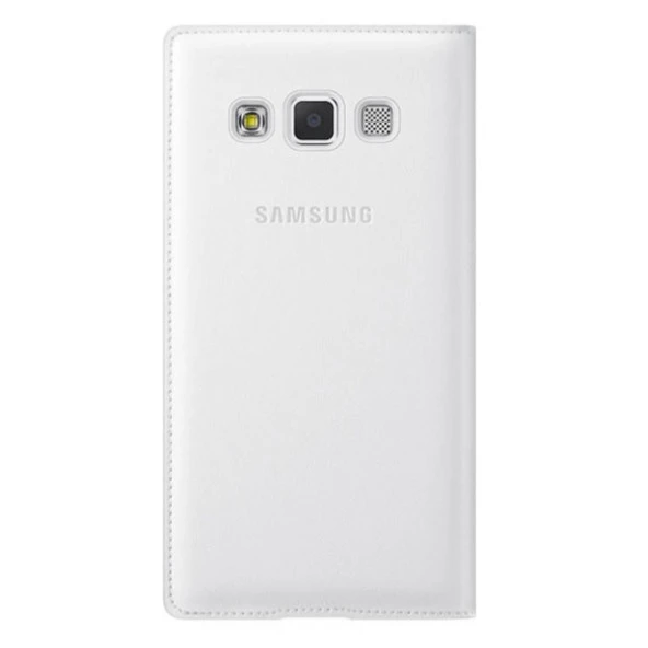 Samsung Galaxy A3 (2015) Kılıf Flip Cover Samsung Orjinal - Beyaz (Outlet) - Resim 3