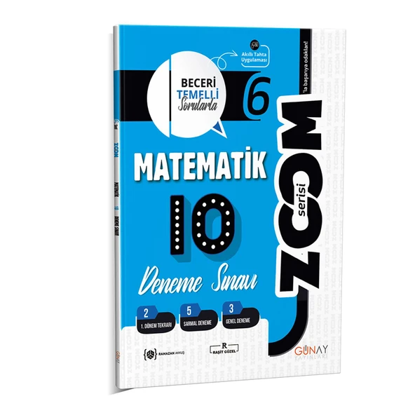 Günay 6. Sınıf Zoom Matematik 10lu Branş Deneme