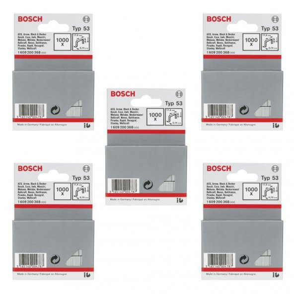 Bosch Zımba Teli Tip53 8mm 5000 Adet 1609200365