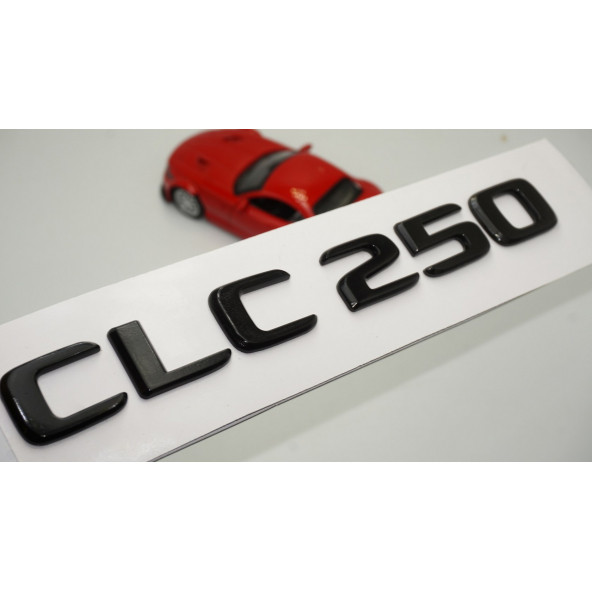 CLC 250 Bagaj Parlak Siyah ABS 3M 3D Yazı Logo