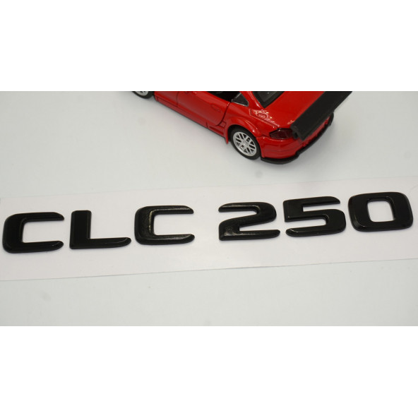 CLC 250 Bagaj Parlak Siyah ABS 3M 3D Yazı Logo - 3