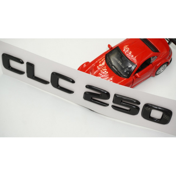 CLC 250 Bagaj Parlak Siyah ABS 3M 3D Yazı Logo - 4