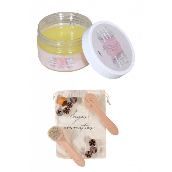 Manikür & Pedikür Peeling 250 Ml + At Kılı Yüz Fırçası