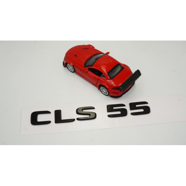 CLS 55 Bagaj Parlak Siyah ABS 3M 3D Yazı Logo - 2